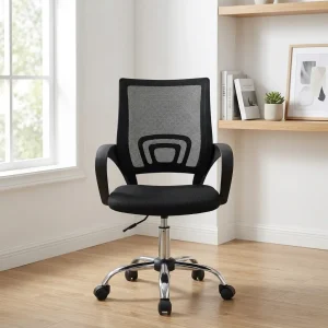 Black Secretarial Office Chair