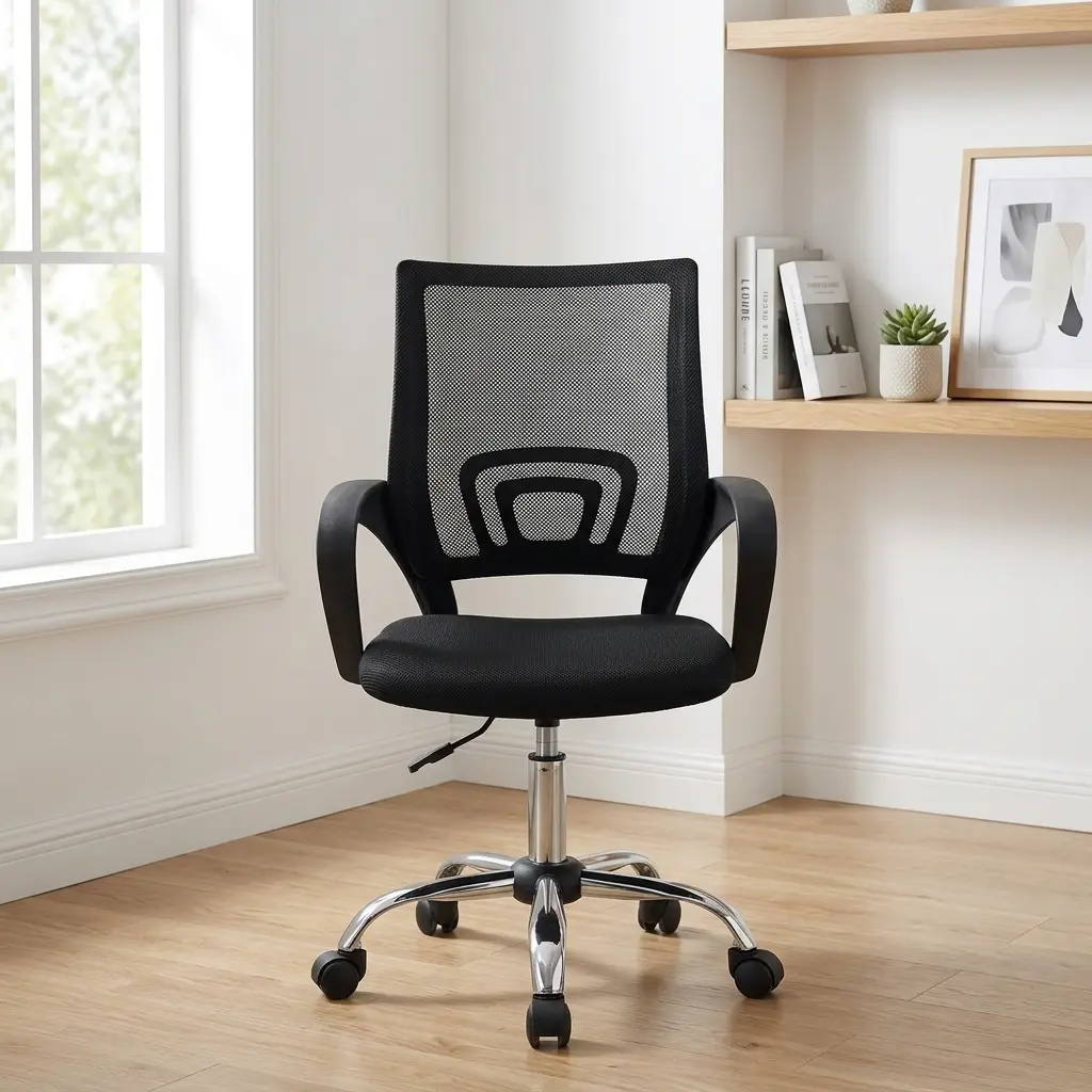 Black Secretarial Office Chair